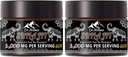 Pure Shilajit Resin, Autentisk Golden Grad A, 1000mg Maksimal Potency Organic Natural Shilajit Resin med Fulvic Acid for Energy, immunforsvar, 50 Bedste, 2 Pack