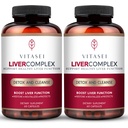 VITASEI Lever Rengøring Detox & Reparation, Lever Complex W / Milk Thistle Extract, Garcinia, Curcumin C3, Support Herbal Kosttilskud, Detox Formel for kvinder og mænd, 60 Capsule (Pack of 2)