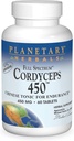 Planetariske Herbals Fuld Spectrum Cordyceps 450 mg, 60 Greve
