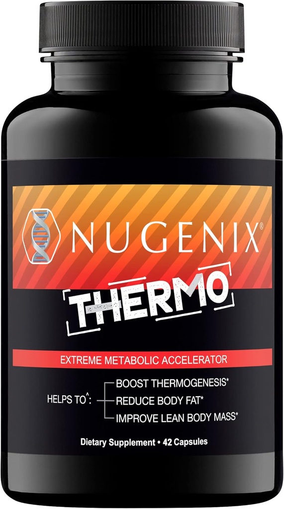Nugenix Thermo - Termogene Fat Burner supplement piller til mænd, ekstrem Metabolic Accelerator, 42 Greve