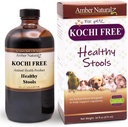 Amber NaturalZ Kochi Free Herbal Supplement for hunde, katte, fugle, kaniner, og Guinea svin nogensinde 124; Understøtter sund tarm funktion