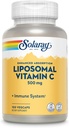 SOLARAY Liposomal Vitamin C 500mg - Forbedret Absorption Vitamin C Liposomal Blend med fede syrer - Antioxidant og immunforsvar supplement - Vegan, 60- Day Garanti, 100 Servere, 100 VegCaps