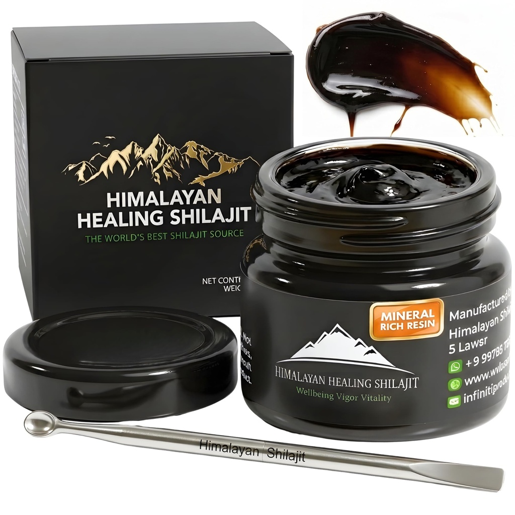 Gold Grade Himalayan Shilajit Resin For Mænd & Kvinder