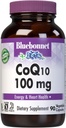 BlueBonnet CoQ- 10 vegetariske kapsler, 100 mg, 90 Tæl