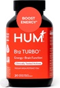 HUM B12 Turbo, Vitamin B12 supplement, Daglig energistøtte, Calcium til ben sundhed, B- 12 Vitamin Energy Kosttilskud, Gluten Free, Vegan, Non GMO, 30 Vegan High Potency Tablets