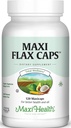Maxi hør Caps - Økologisk hørfrø Olie, Omega 3, 6, 9 - Cold Press - Hexane Free, 700 mg - Kosher, 120 caps