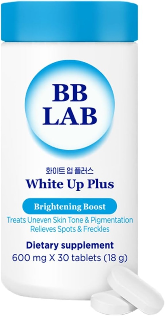 BB LAB White Up Plus Advanced Supplement for Skin Support, Koreansk Glutathion, L- Cystine, C-vitamin, Dark Spots & Acne Skin