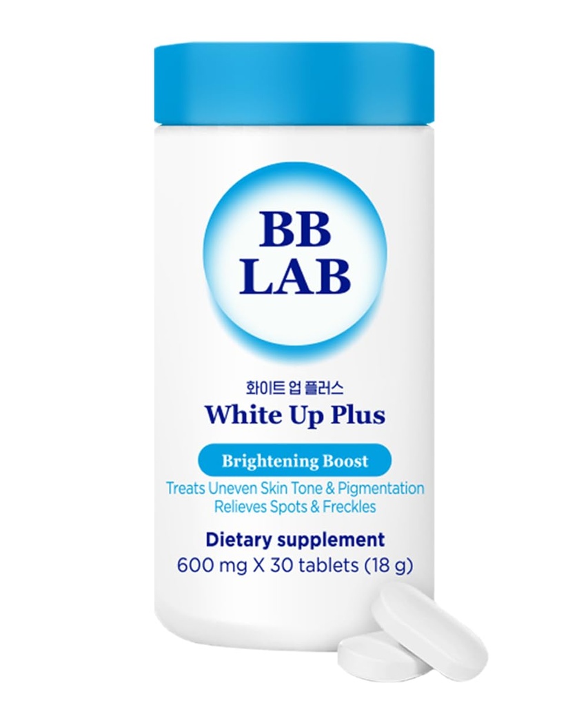 BB LAB White Up Plus Advanced Supplement for Skin Support, Koreansk Glutathion, L- Cystine, C-vitamin, Dark Spots & Acne Skin
