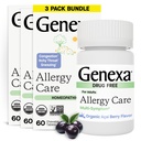 Genexa Allergy Care Remote 124; Drug Free, Non- Drowsy Allergy & Decongestant Relief for voksne Remote 124; Vegan & Non- GMO Remote 124; Homøopatisk Allergy Relief Made Clean 124; Organic Acai Berry Flavor 124; 180 tyggetabletter