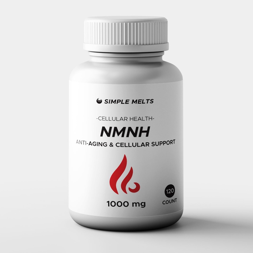 NMNH 1000mg - Avanceret NMN Alternativ med NAD, Resveratrol, Berberine, Quercetin & Grapeseed - Boost Energy, Focus, Metabolisme, Immunitet, Hud, Cellular Health & Anti- Aging - 120 Caps