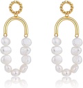 Kvindemode øreringe Drop øreringer- Vintage bryllup Dangle Pearl kvinders mode øreringe Dainty smykker gave S925 Sterling sølv kvinders mode øreringe Hypoallergen øreringe i