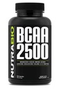NutraBio - BCAA 2500 - Forgrenet kæde Aminosyrer - Støtte ny muskelvækst og forhindre muskelopdeling - 250 kapsler