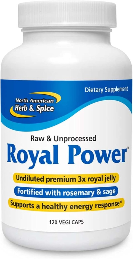 Nordamerikanske Herb and Spice, Royal Power Vegi- Caps, 120- Greve