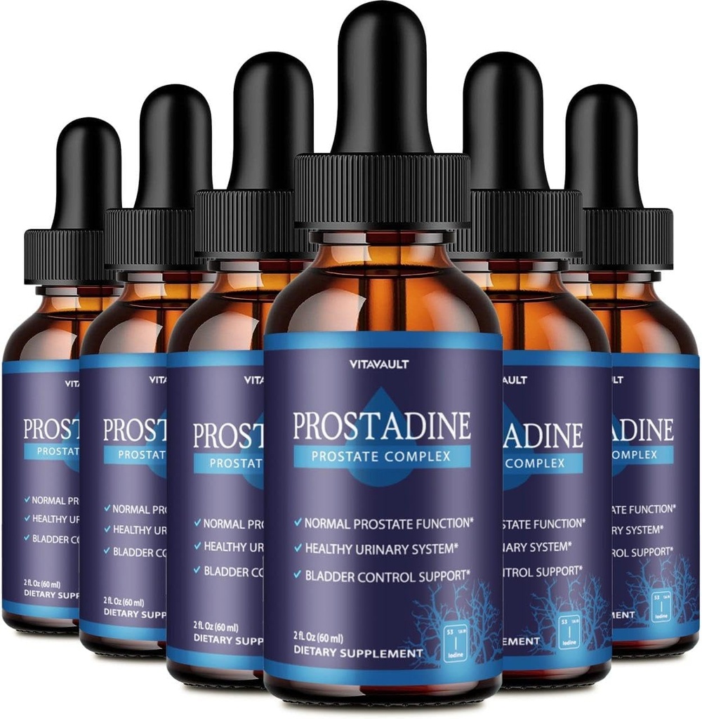 Prostadin, Potent Prostata Support Liquid Drops, Highly- Rated Prostadine for total Prostata Wellness, Easy- to- Use Dropper Form (6 Pack)