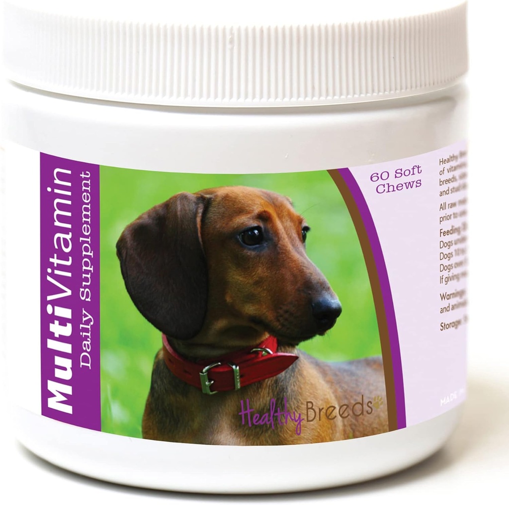 Sunde racer Dachshund Multi- Vitamin Soft Chews 60 Greve