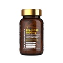 Dr. Sosnoski 's BioActive Sea Moss (124; 8-in-1 Formel Beriget med sort frø, Ashwagandha, gurkemeje, Manuka Honey, Lion' s Mane, Royal Jelly, Bee Propolis Extract 124; 60 Kapsler