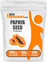 BulkSupplements.com Papaya Seed Powder - Carica Papaya Seed, Nutritional Support, for fordøjelse & Gut Support - Gluten Free, 500mg per Serving, 100g (3,5 oz) (Pack of 1)