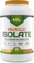 MFL 100% Isolate Protein l 30g Protein l 12g Aminosyrer l Keto Friendly l Lav Carbs l 2 lbs. (Banana Cream)