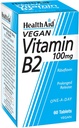 Sundhedsstøtte Vitamin B2 (Riboflavin) 100mg - Langvarig frigivelse 60 tabletter