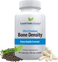 Ultra Premium Knogleformel - Calciumkarbonat w / vitamin K2 & D3 - Calciumtilskud til knoglerne - fremmer knoglernes styrke, så du kan holde dig aktiv - 60 kapsler, 60- dages forsyning