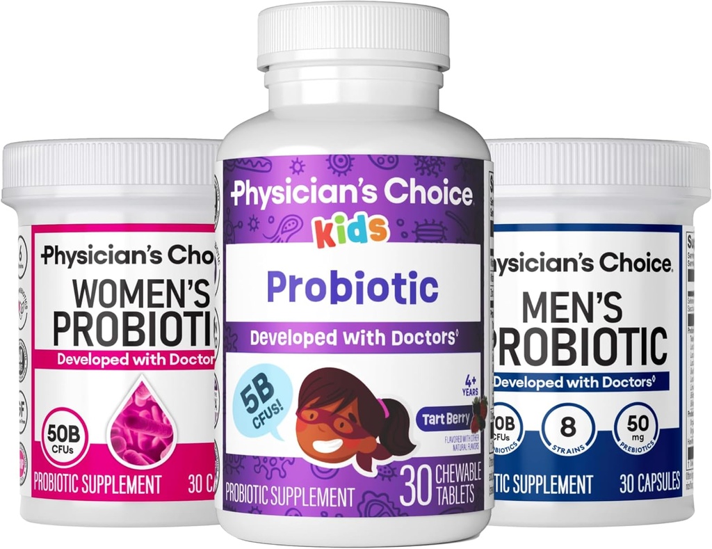 Probiotiske familiebunde - Dame Probo (30ct) + Kids Probo (30ct) + Herre Probo (30ct)