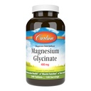 Carlson - Magnesium Glycinat, 200 mg, Superior Absorption, Heart Health, Muskelfunktion, Knoglestøtte, 240 tabletter
