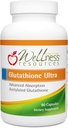Wellness Resources Glutathione Ultra Supplement - Biotilgængelig S-Acetyl L- Glutathion (SAG) - Antioxidant, Detox & Cellular Health Immunsupport - High Absorption, Non- GMO, Gluten- Free, 90 Kapsler