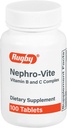 Rugby Nefro- Vite vitamin B og C Complex tabletter - Kosttilskud - 100 Tæl (1 pakke)