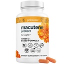 Macutene Protect Eye Vitaminer til Areds 2 med Lutein og Zeaxanthin Kosttilskud (25mg / 5mg) - Doctor Formulated Bilberry Supplement for Eyes, NSF Certified, Vegan (60 kapsler)