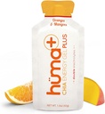 Huma Plus (Double Electrolytes) - Chia Energy Gel, Orange Mango, 24 Gels - Mave venlige, Real Food Energy Gels
