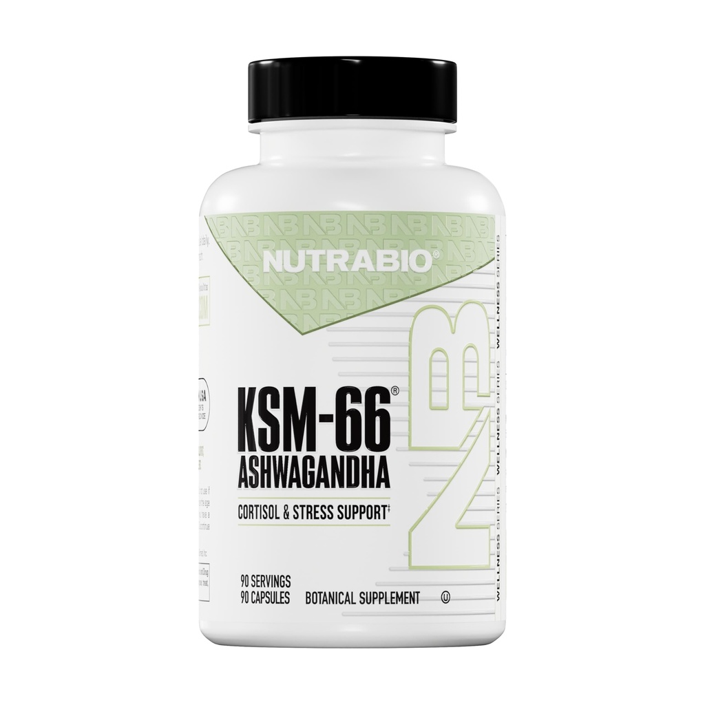 NutraBio Ashwagandha KSM- 66