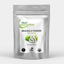 Graviola (Soursop) Økologisk frugtpulver, All- Natural Pure Graviola Fruit Powder, Annona Muricata Guanabana (3.52 oz)