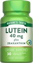 Nature 's Truth Lutein and Zeaxanthin Supplement: 124; 40mg