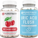 PUREFINITY Tart Cherry Extract Kapsler + Urisyre Flush Kapsler Bundle