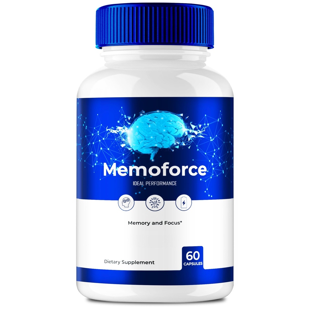 Memoforce piller, Memoforce supplement kapsler, Memoforce avanceret formel, Memoforce anmeldelser (60 kapsler)