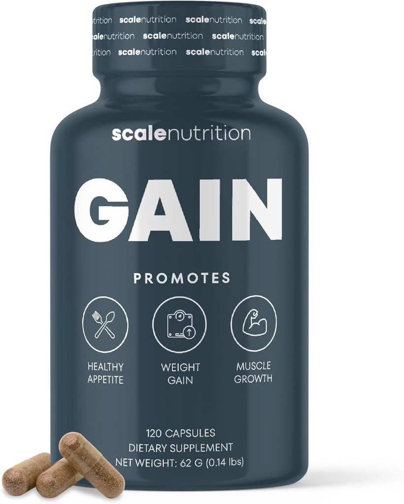 Gain Buddy 124; Appetite Booster, muskelvækst, vægt Gain, og fordøjelsesstøtte piller for mænd og kvinder til at spise mere 124; Creatin & naturlige urter Supplement 120 Kapsler