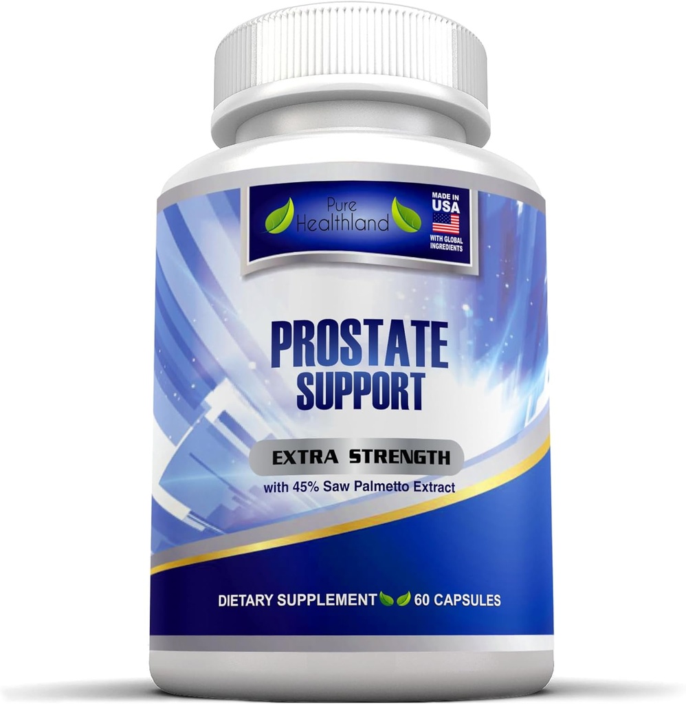 Prostata sundhed supplement til mænd - 33 naturlige ingredienser med 45% Saw Palmetto ekstrakt