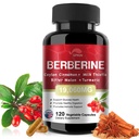 Berberine Supplement 19,060mg, Berberine med Ceylon kanel, Bitter Melon, Milk Thistle, Berberine HCl Supplement (120 kapsler)