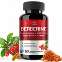 Berberine Supplement 19,060mg, Berberine med Ceylon kanel, Bitter Melon, Milk Thistle, Berberine HCl Supplement (120 kapsler)