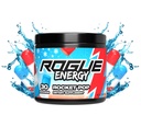 Rogue Energy Energy Drikke pulver til lange spilletimer - Energy Powder til Mental Focus - Sukker og Gluten Gratis - Gaming Supplement med koffein og vitaminer - Made in USA (Rocket Pop - 30 Servering)