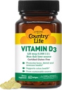 COUNTRY LIFE Vitamin D3 5000 IU, 60 CT