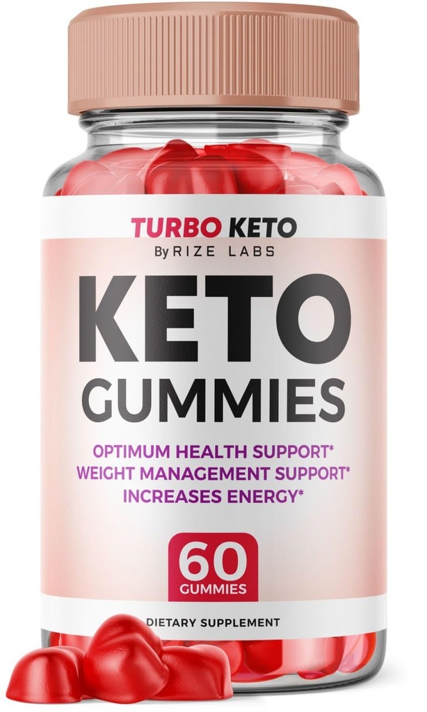 rize laboratorier - Turbo Keto ACV Gummies for Advanced Weight Loss med Apple Cider Vincipes, Supplement Hjælper Reducerende Belly Fat, for ekstra styrke (60 Gummies)