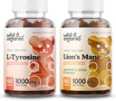 Wild & Organic L- Tyrosine Gummies & Lions Mane Gummies