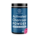 Charcoal House Detox & Cleanse USP Medical Grade Coconut Shell Aktiveret Charcoal Powder for Natural Cleanse & Sundhed - Med høj adsorptiv & hurtig fungerende kapacitet - 12 oz - 1 Qt