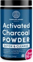 Charcoal House Detox & Cleanse USP Medical Grade Coconut Shell Aktiveret Charcoal Powder for Natural Cleanse & Sundhed - Med høj adsorptiv & hurtig fungerende kapacitet - 12 oz - 1 Qt