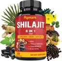 Shilajit Himalayan Supplement for mænd og kvinder - 150 Kapsler Kombineret Ashwagandha, Ginseng, Saw Palmetto, Maca, Tribulus, Chaga & Black Pepper - Vitality Energy og immunforsvar støtter
