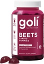 Goli Nutritional Supplement, Beets Cardio Gummy - 60 Greve - 100mg CoQ10 & Beet Root Extract - Gluten- Free, Vegan, Non- GMO, og Gelatin- Free. Nature 's Great Superfood.