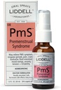 Liddell PMS - Natural Homøopatisk Oral Spray - Kan hjælpe med spørgsmål i forbindelse med Periode muskelbesvær, Mood Swings, og Tilbage Discomfort - 1.0 fl. Oz
