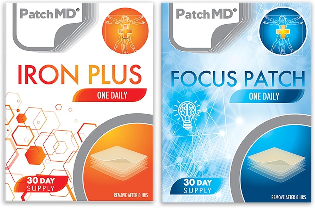 Iron Plus & Fokus tematisk patch bundle - 30 dages forsyning