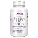 Now Foods Solutions, Bamboo Silica Skønhed, Støtte til hår, hud & negle, Standardiseret til 70% Silica, 90 Veg kapsler